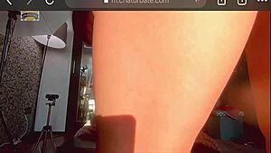 Sweet Girl On Webcam With Toys