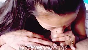 Hey, I deepthroated this huge cock and got a facial! 😍