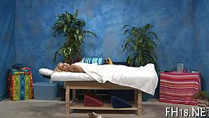 Enjoying a cheerful massage with happy endings.