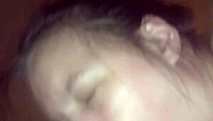 镜头害羞妹回来再战热辣颜射