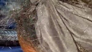 tiny car blowjob leads to cum