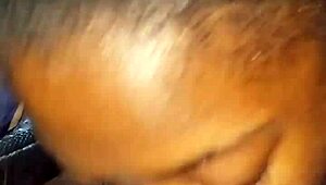 tiny car blowjob leads to cum