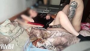 my lover passionately fucks my tight pussy to intense orgasm