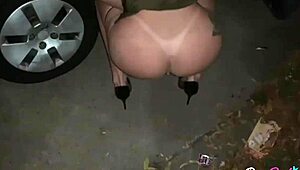 a hot blonde milf convinces uber driver to fuck her ass and blowjob