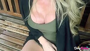 a hot blonde milf convinces uber driver to fuck her ass and blowjob