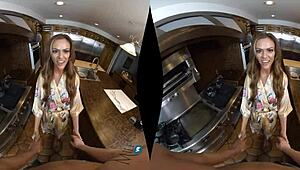 Aila Donovan Hardcore Sex In Kitchen