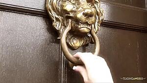 i'm so horny mounting my tight pussy on this huge pecker feeling every inch