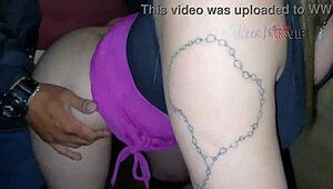 Delivery guy fucks my ass bareback in front of cuckold husband 😈 cristina almeida