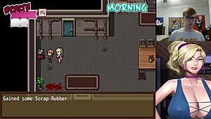 How does rescuing Jessie from zombies feel with uncensored hentai action?