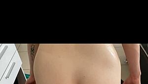 blonde beauty explores solo play in a steamy anal compilation