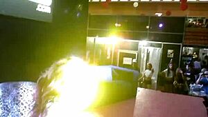 real public encounter in barcelona with zenda sexy and victor bloom