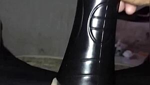 I am Bela, and I am masturbating with my big black cock, oh wait, it's so huge