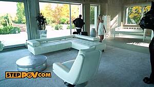 Step Daughter Alexis Crystal’s Anal Homecoming in Intense POV Doggy Style