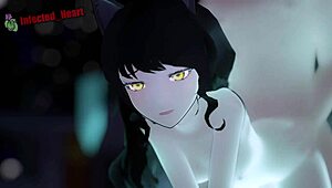 Blake handles outdoor challenges in the cartoon loop