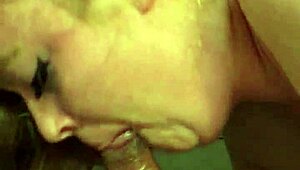 White Teen Girl Sucks Big Cock With Intense Action