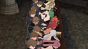 Fire Emblem Three House - Battalion Management In 3D Classroom Fucking.