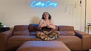 Watch This Curvy 21-Year-Old Brunette Slut Get Bent Over And Fucked Hard In POV During Her Casting Audition! She Sucks Cock, Takes It From Behind, And Gets A Facial!