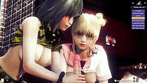 i watchin some anime hentai in 3d cartoonz