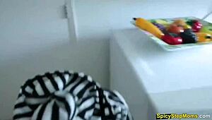 Busty MILF Sofie Marie gives POV blowjob and handjob.