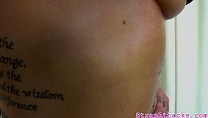 Tattooed Mistress Dominates Black Boyfriend
