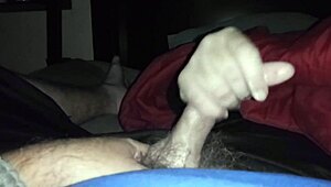 Sarah Gives Intense Handjob to Hard Cock