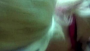 Girlfriends first blowjob on homemade sex tape with friend amateurs