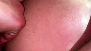 her first time anal experience unfolds