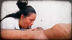 Colombian deepthroat on monster cock is the best! 😍