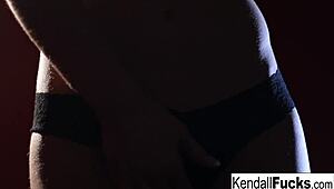 Kendall Has Way Too Much Fun Wetting Her Pussy 😈