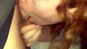 i sucked that curly redhead deep, wow