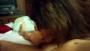 my gf gived me a new year blowjob gift