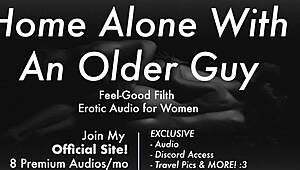 Experienced older guy makes you his good girl with praise kink and aftercare.