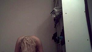 big russian blonde bends over for cowgirl and doggystyle riding