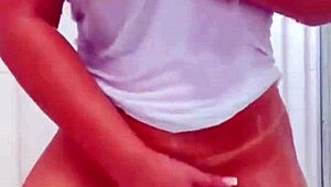 Taking A Complete Bath In Red Videos