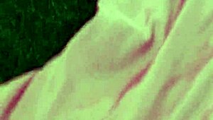 this satin nightgown gets covered in cum