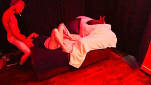 Lokit8 switches roles to dominate Mistress Red Herring in intense bdsm scene