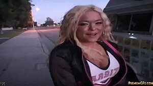 Watch Busty Crista Lick That Popsicle And Get Fucked Hard In The Van!