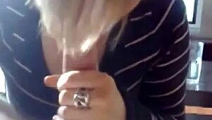 Hottest amateur teen performs deepthroat blowjob on cam