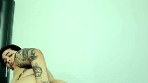 Trying My First Anal With Glass Dildo