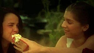 Pornstars eat teen pussy intensely