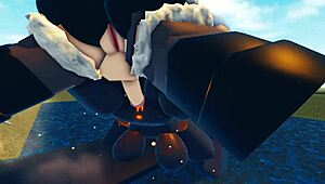 godzilla battles mothra in a wild sex fight on roblox