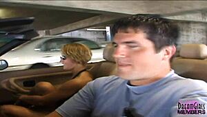 wow, mindy's huge tits flashing in risky public nudity!