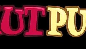 brunettes really love dick, and sexy rahyndee rides and gets her shaved pussy drilled hard in cowgirl position