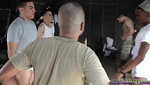 Straight guy moans, 'Time to deal with this new meat in my mouth'