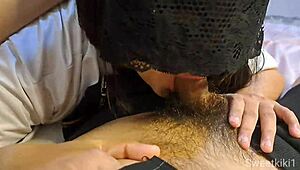 Thai girl SUCKS boyfriend's COCK for CUM in mouth