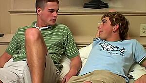 Young Gay's Intense Ecstasy After Blowjob