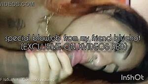 Watch me fuck my friend in this interracial amateur scene?