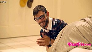 During happy CHRISTMAS, family engages in TABOO blowjob and FUCKING with teen 18+.