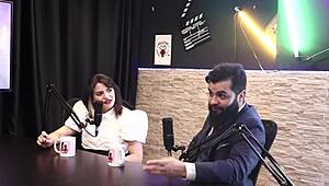 Lady Snow explores fun fetish in sheer red lingerie! 😍