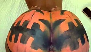 Ebony Babe Receives Oral And Creampie From Big Cock